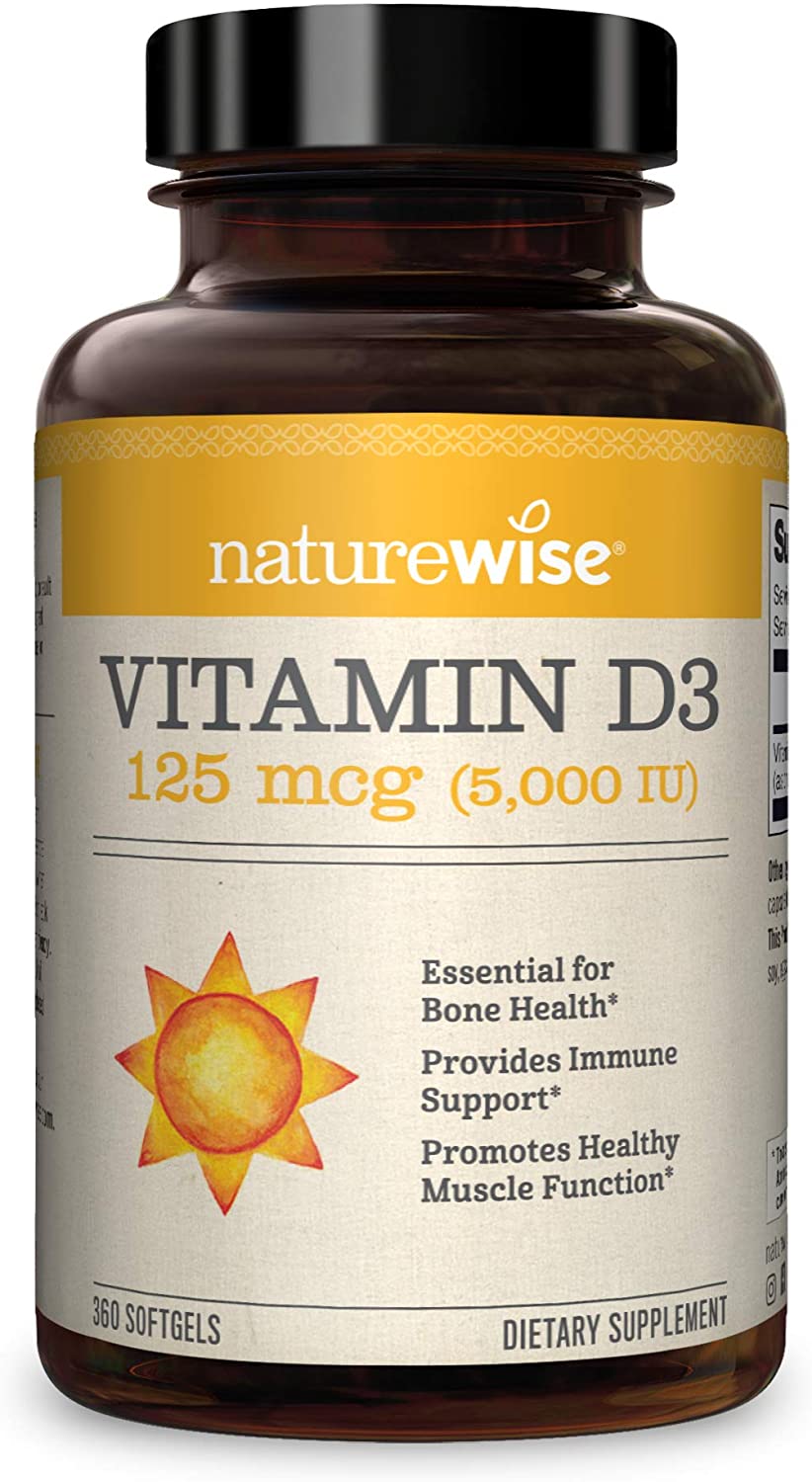 NatureWise Vitamin D3 5000iu (125 mcg) 1