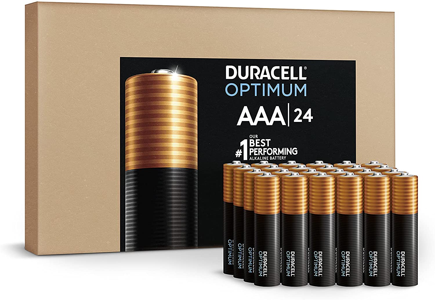 Duracell Optimum Alkaline AAA Batteries,