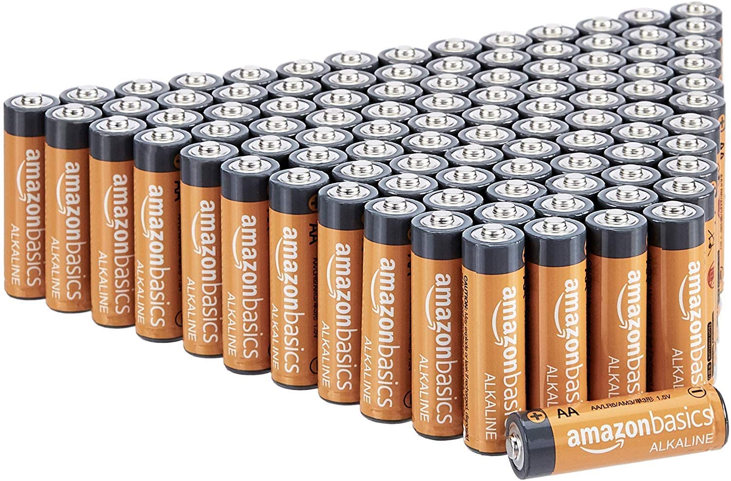 Amazon Basics 100 Pack AA High-Performan