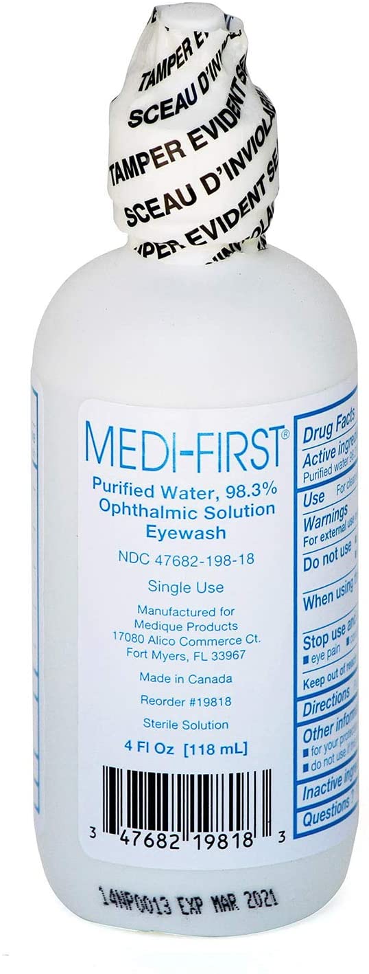Medi-First Eyewash, Eye Rinse and Protec