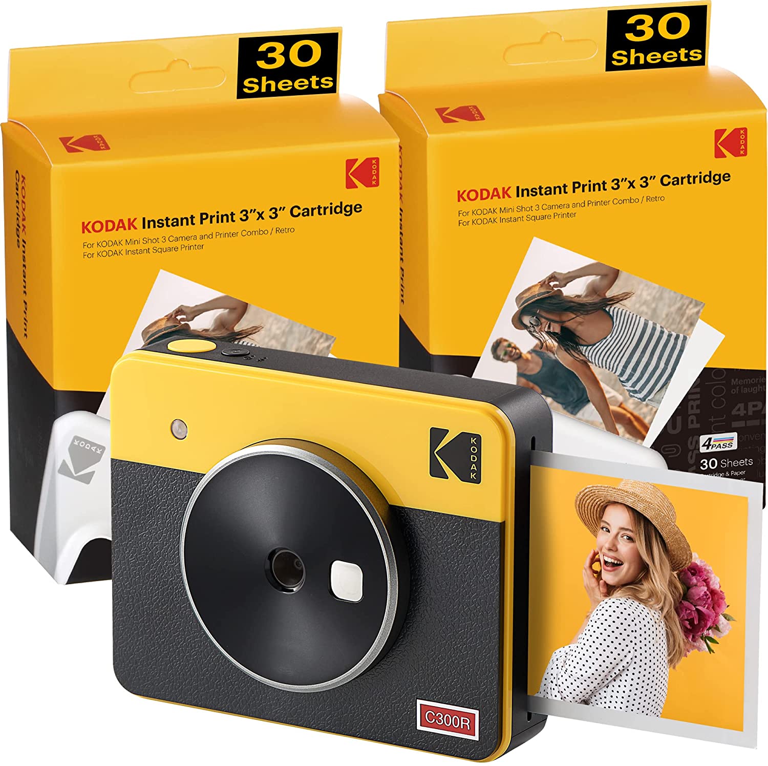 Kodak Mini Shot 3 Retro (60 Sheets) 3x3 