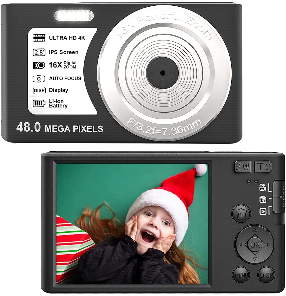 Digital Camera 4K Compact Camera 48.0 Me